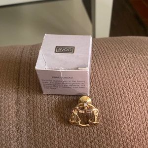 Avon vintage Libra sign pin